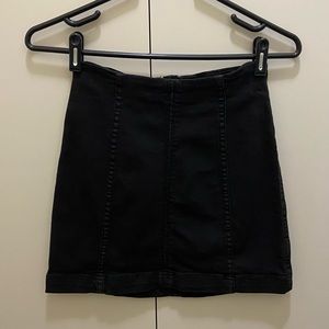 Denim Free People Skirt